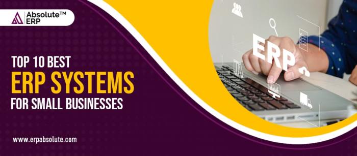 Top 10 ERP Systems for Small Businesses Top 10 ERP Systems for Small Businesses